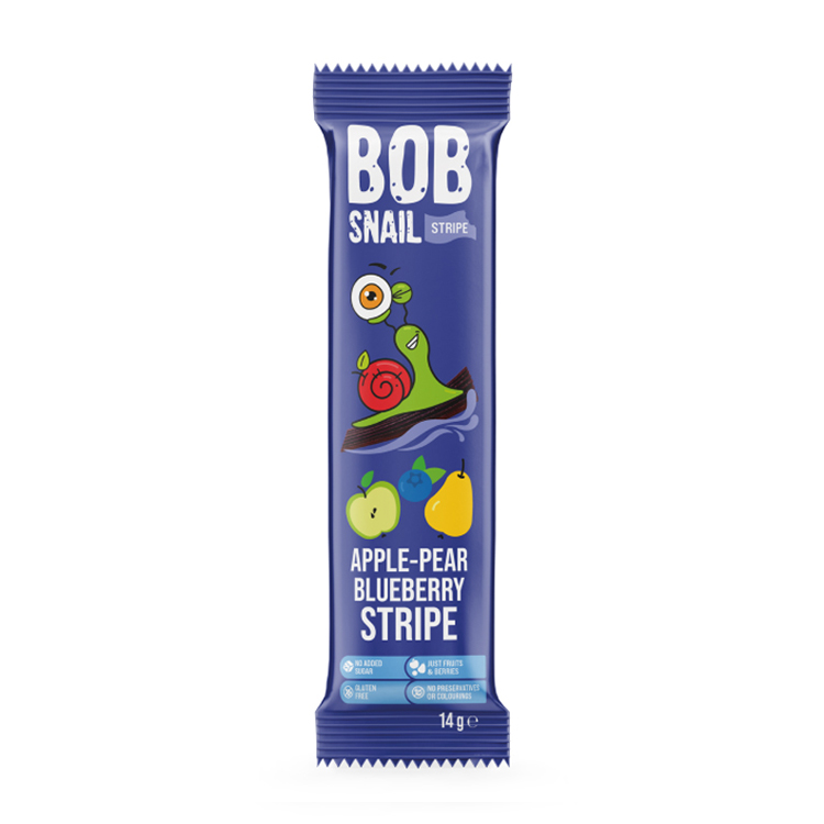 Страйпси Bob Snail Яблуко-груша-лохина, 14 г