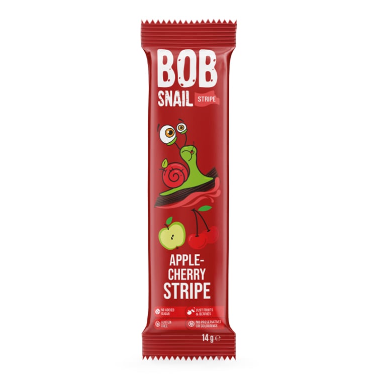 Страйпси Bob Snail Яблуко-вишня, 14 г